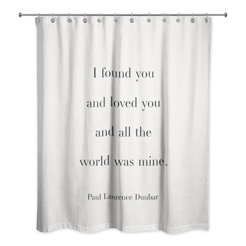 Rideau de douche All the World Was Mine