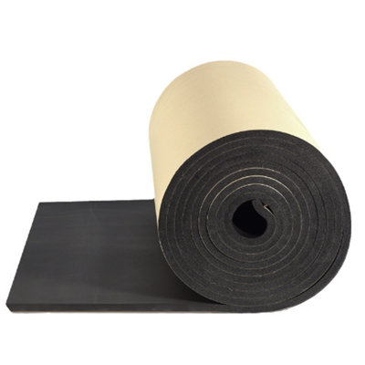 Caoutchouc, caoutchouc, plastique, isolant, coton sans panneaux d'aluminium auto-adhésifs