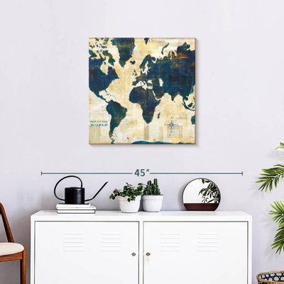 Aliaz Antique World Map Collage II