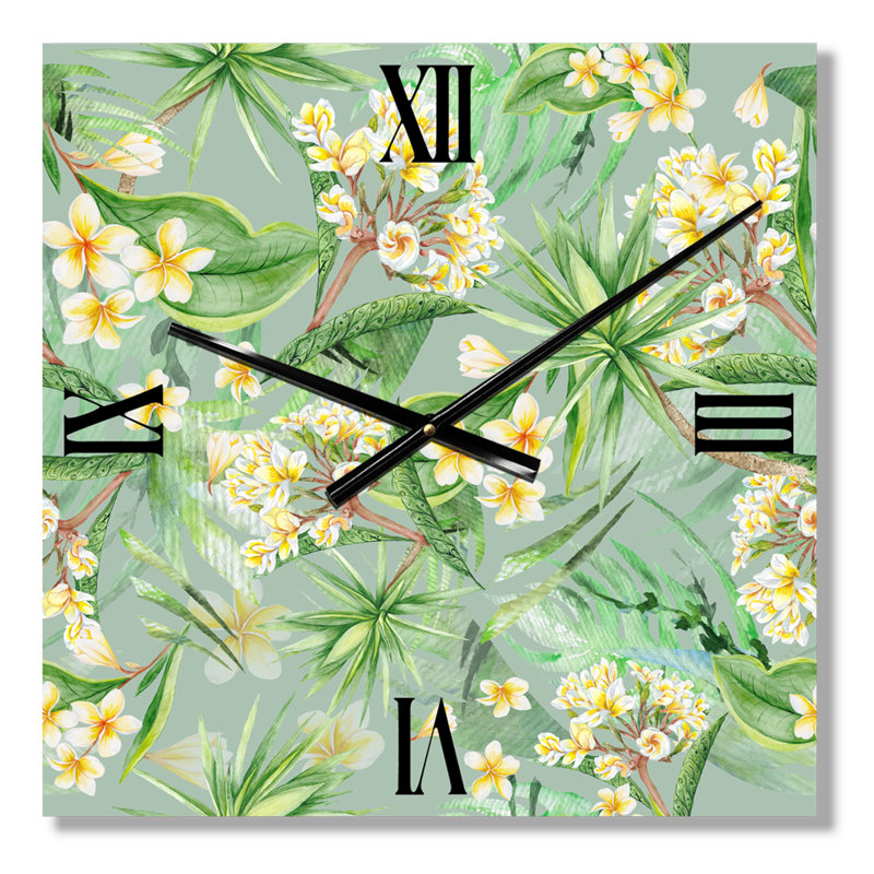Horloge murale Tropical, Moyen