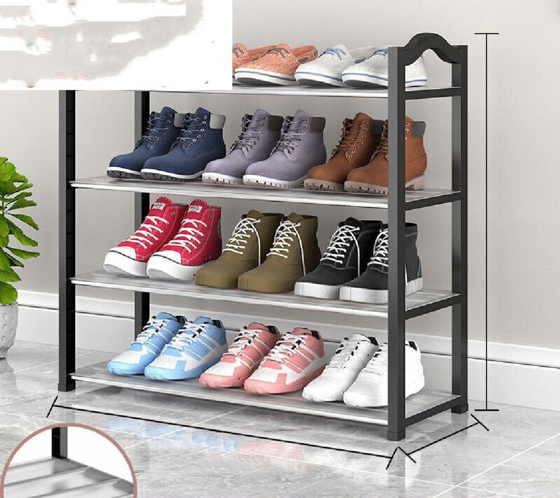 Burrier 50 Pair Shoe Rack Rebrilliant Finish: Gray