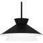 Morganza 1-Light Matte Black Pendant Light