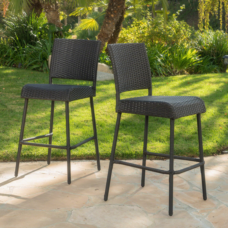 Tabouret de bar 29 po Bertila, Gris, 2