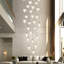 Lustre moderne 20 lumières noir cristal-61309184-21469980