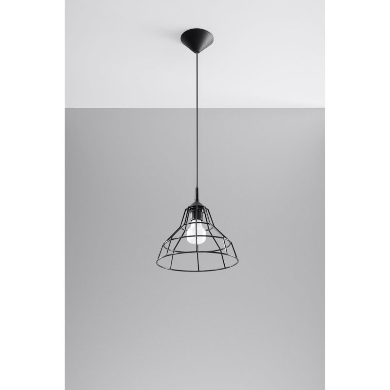 Ance 1 - Light Geometric Pendant, Black
