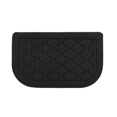  Diamanta Kitchen Rug Mat Polypropylene Non-Slip Half Circle Rugs, Machine Washable for Kitchen