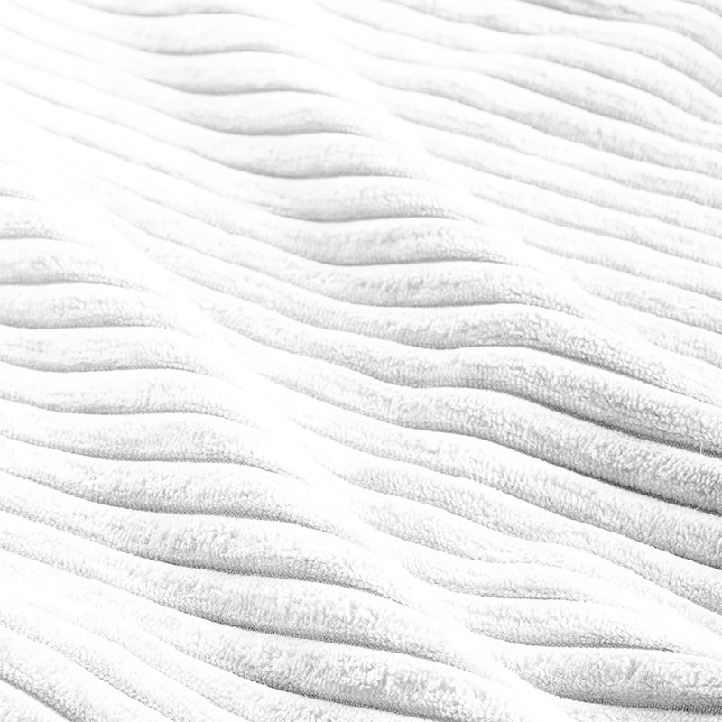 Square Pattern Cushion Cover-(Pack of 2), White Striped
