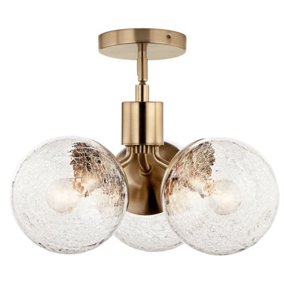Steel Dimmable Globe Chandelier