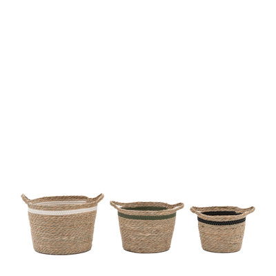 17 Stories Water Hyacinth Decorative Basket