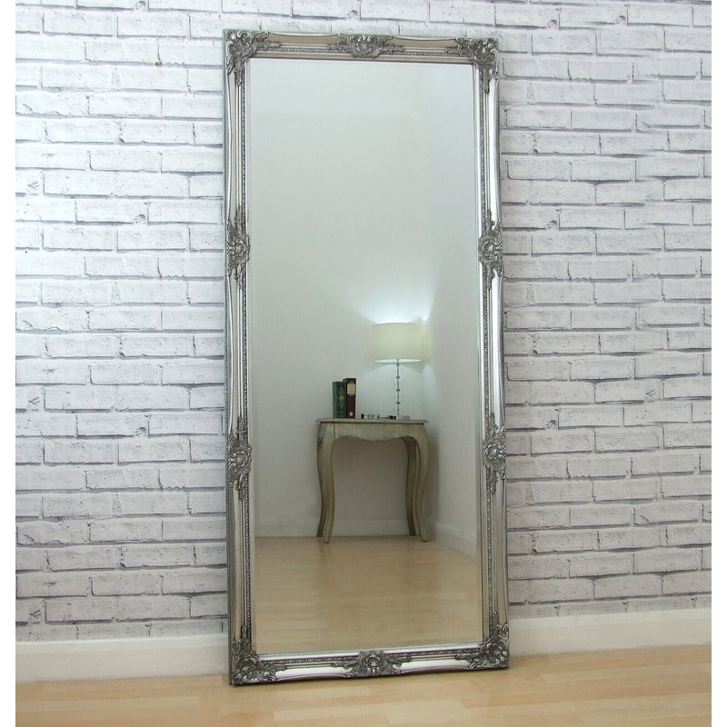 Isabella Full Length Mirror 72cm x 163cm, Silver