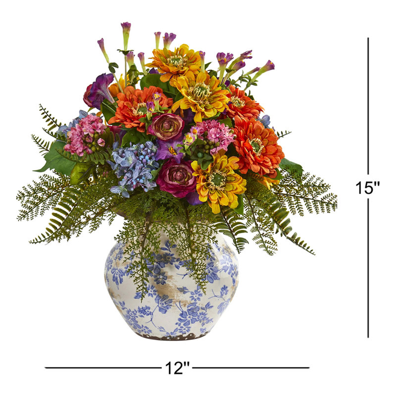 Mixed Arrangement in Vase