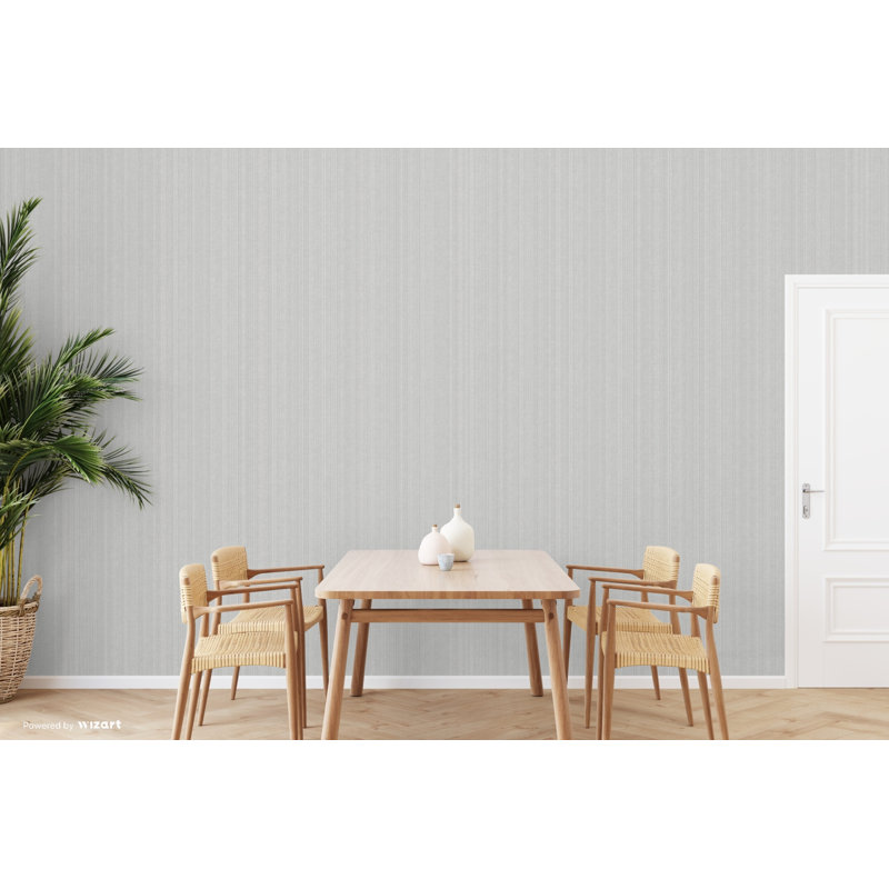 Eddy 10.05m x 53cm Wallpaper Roll, Silver