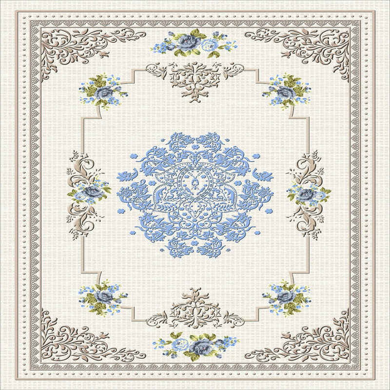 Stylish Hall Carpet 2.6 x 9.8 Feet - 100% Polyester, 0.04 in Pile Height | Antibacterial, Non-Slip PVC Felt Dot Underside | Machine Washable, 3D Digital Print | Perfect for Home Entryways & Living Spaces