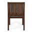 2 chaises en bois brun foncé - conception rustique avec lambris pour siège de patio classique et abat-jour