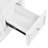 Bathroom vanity cabinet with ceramic basin, adjustable shelves-105683668