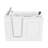 Therapeutic Tubs 30 in. x 54 in. Left Drain Quick Fill Walk-In Whirlpool and Air Tub with Powered Fast Drain in White-4631038-11907972