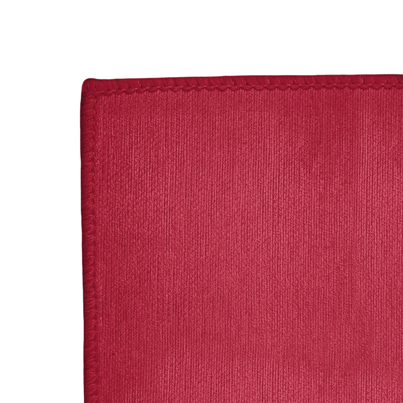 Tapis tissé à plat rouge/jaune St Louis, Rectangle 9 pi x 12 pi