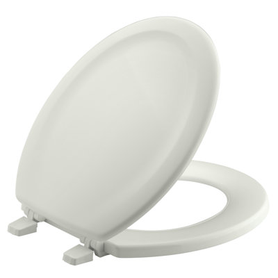 Stonewood with Quick-Release Hinges Round-Front Toilet Seat