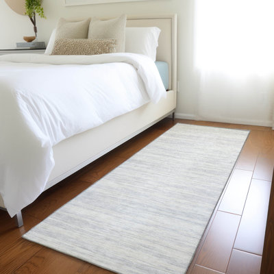 Tapis argenté Premium lavable à la machine Prisco
