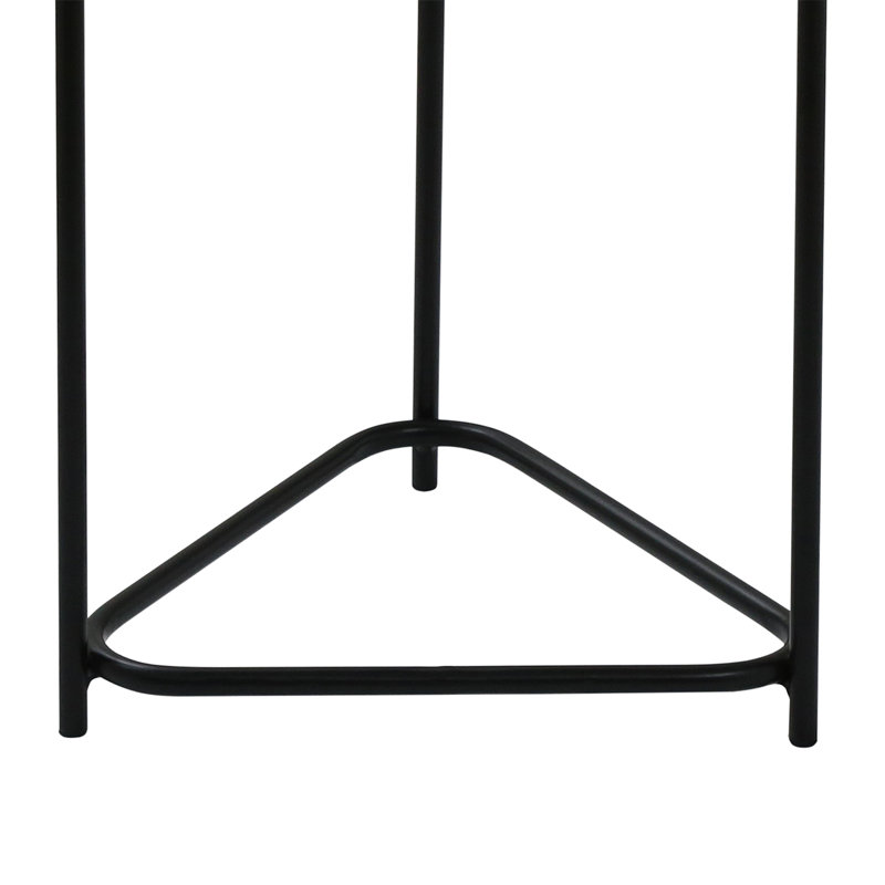 Metal Nesting End Table For Living Room Furniture, Marble Top Nest Of 2 Side Tables, Accent Tables