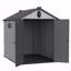 Remise de rangement en plastique pour jardin