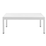 Cloud Coffee Table, Powder Coated White