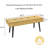 39.4" Corduroy Upholstered Bench-951419695