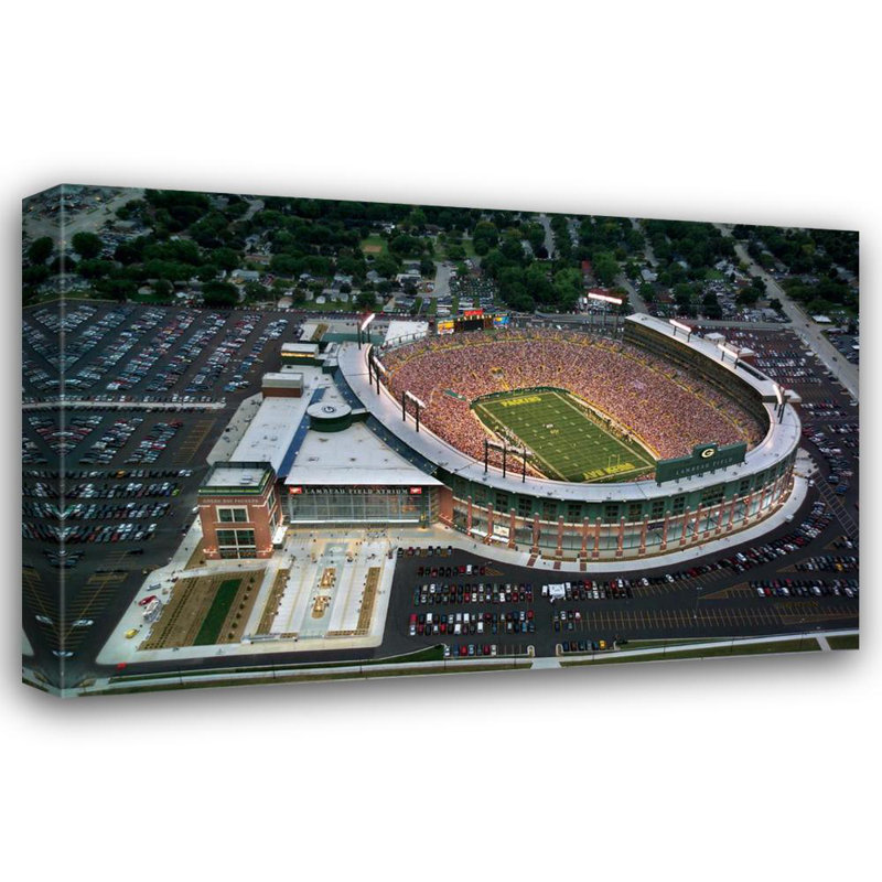 Lambeau Field, 26" H x 40" W