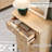 48" Tall Fluted 5 Drawers Dresser, Modern Chest Of Drawers With Metal Handle-1653936893