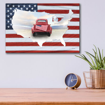 'American Pride II' by Lori Deiter, Acrylic Glass Wall Art