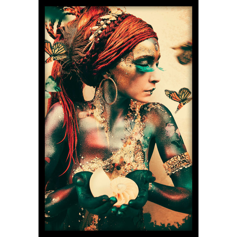 Summon II - No Frame Rectangle Print, Black Frame, 135cm H x 90cm W x 10cm D