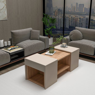 Frame Coffee Table with Storage