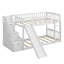 Lit superposé avec escalier de rangement et glissade-231497198