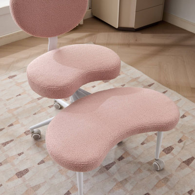 Chaise de méditation Plus, chaise à pieds croisés avec roulettes, chaise TDAH, chaise de bureau Criss