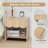 End Table Set, 1 - Drawer Nightstand-1757567151