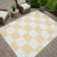 Tapis géométrique intérieur / extérieur lavable en machine ACN2345-881342098