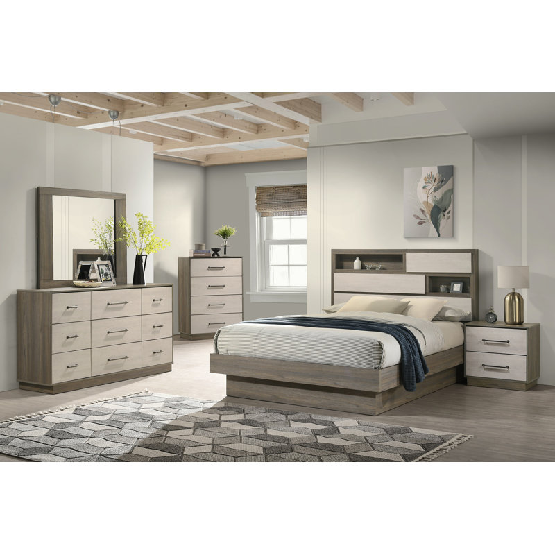 Ensemble de chambre avec très grand lit 5 pièces Gem
