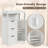 Bathroom Floor Cabinet, Wooden Free-Standing Storage Organizer with 1 Door and 3 Drawers, Bathroom Storage Cabinet for Living Room/Kitchen/Hallway/Home Office-1936048965