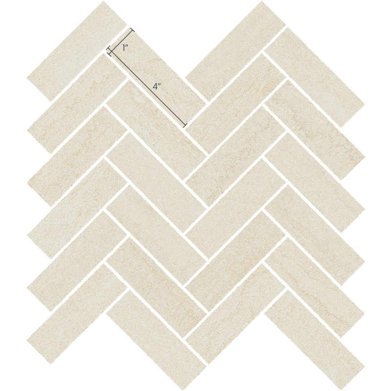 Tivoli 1X4 Herringbone White