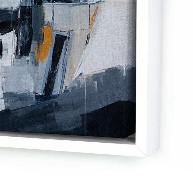 To Be Free Painting by Melanie Biehle, White Oak Framed, 24" H x 24" W