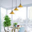 Modern Industrial Latshaw 3-Light Island Cone Ceiling Pendant – Adjustable Lighting for Kitchen & Dining Rooms by Mercury Row-872867423