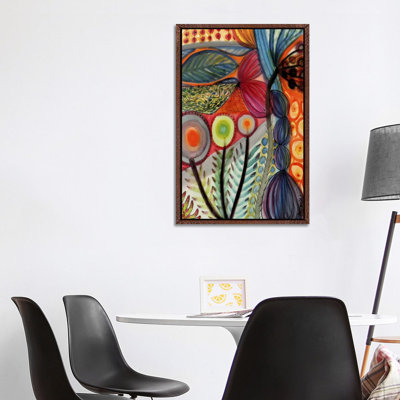 Vivaces 1 Piece Wall Art on Canvas