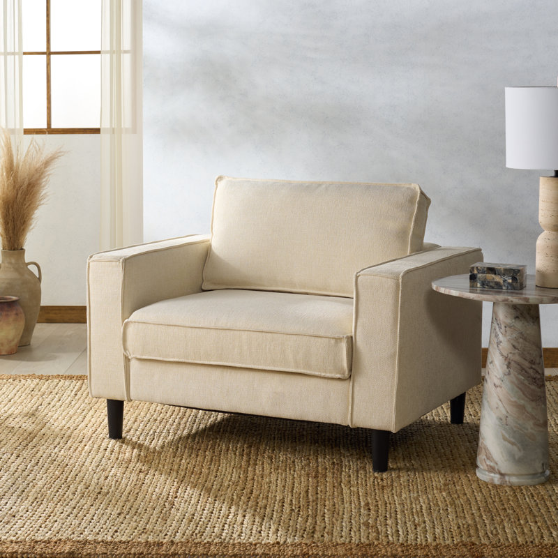Fauteuil Bugarin, Polyester crème