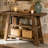 Solid Wood Console Table, 47.24" Long Farmhouse Entryway Table With 3-tier Shelves-702159140