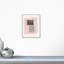 «Pink and Red Shimmer», peinture sur toile à cadre flottant 2 pi-46828338-46828335