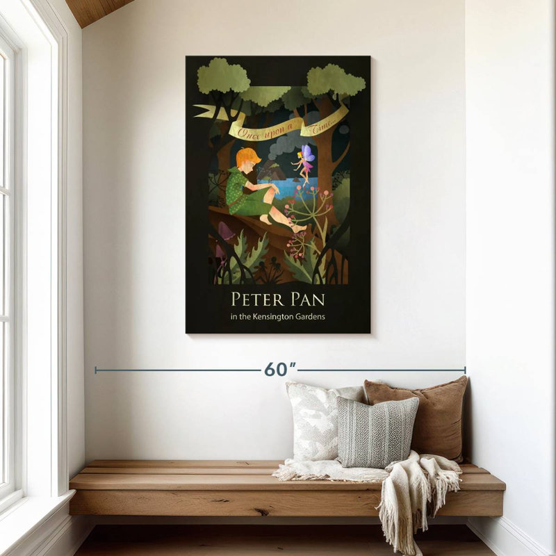 Peter Pan, 45" H x 30" W