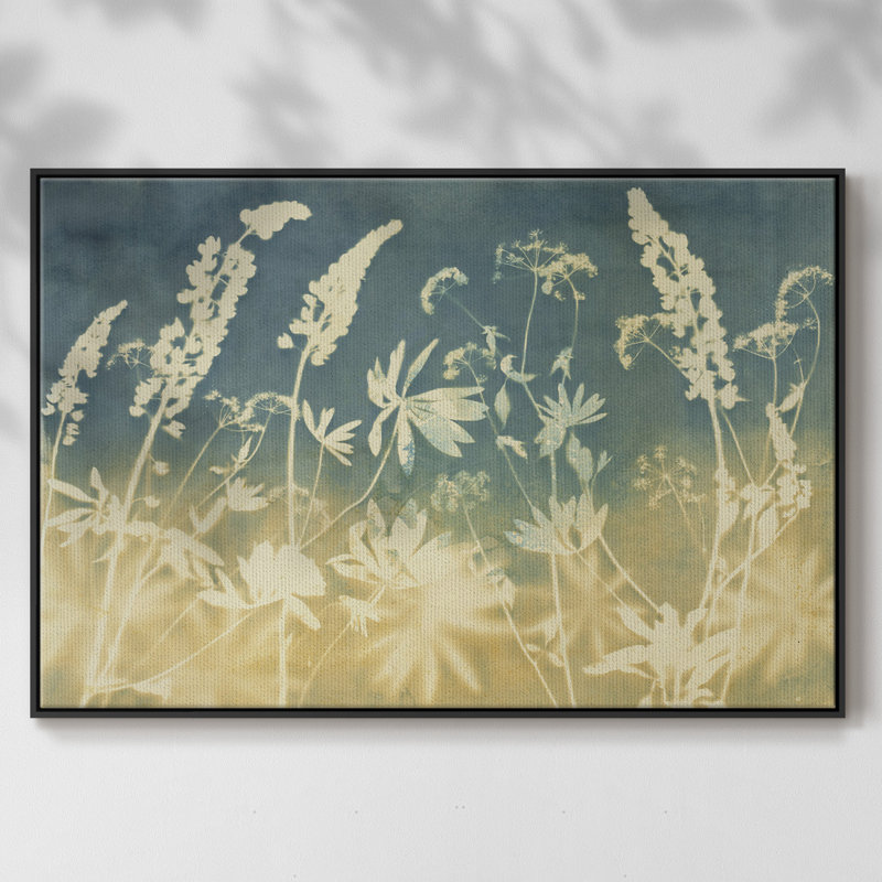Solstice Lupin, reproduction d'art sur toile, Noir, H 17 po x l 25 po x P 2 po