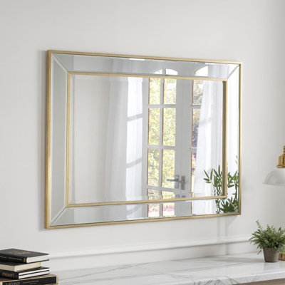 Seamus Bevelled Angled Framed Wall Mounted Accent Mirror