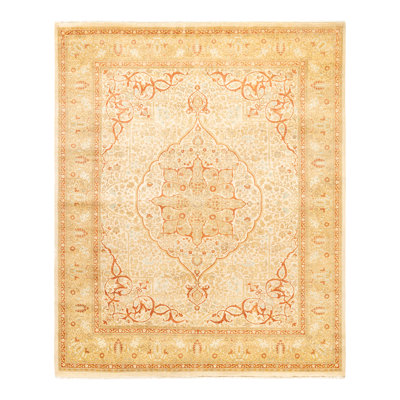 Keenan One-of-a-Kind 8' 3" X 9' 10" 2000s Wool Area Rug in Ivory