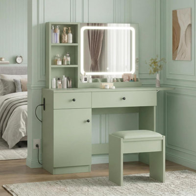 Makeup Vanity Desk with Mirror